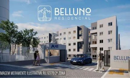 Apartamento com 2 quartos à venda na Rua Ana Dal Alba, Ana Rech, Caxias do Sul, 44 m2 por R$ 240.000