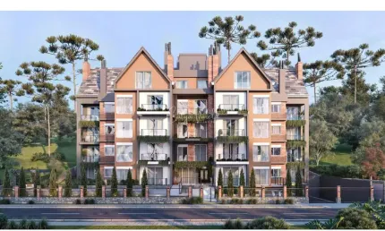 Apartamento com 2 quartos à venda na Rua Erno Kolhrausch, Pórtico, Gramado, 77 m2 por R$ 877.353