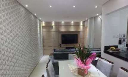 apartamento a venda 83m² 3 quarto 2 suite 2 vaga  todo planejado na rua viena santo André