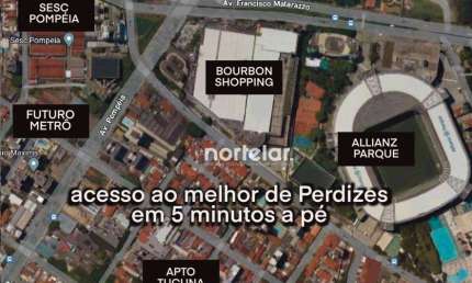 Apartamento com 3 quatros à venda, 98 m² por R$ 890.000 - Perdizes - São Paulo/SP