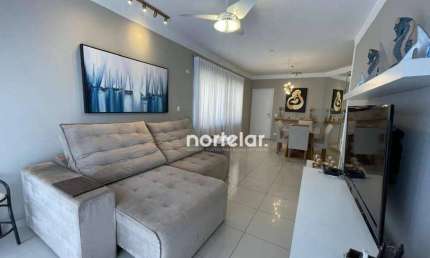 Apartamento com 4 dormitórios à venda, 124 m² por R$ 855.000,00 - Barra Funda - Guarujá/SP