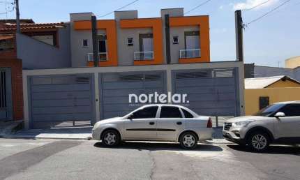 sobrado novo a venda 3 dormitorios 3 vaga por apenas 500.000 no jd. santa Adélia