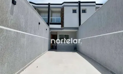 sobrado novo a venda com 3 dormitorio 3 sute  4 banheiro 2 vaga na vila camilopóllis Santo André