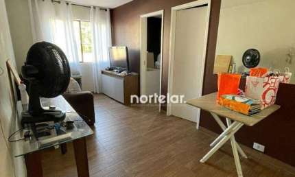 Apartamento com 2 dormitórios à venda, 52 m² por R$ 195.000,00 - Parque Nações Unidas - São Paulo/SP