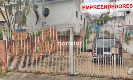 Excelente terreno na vila ipojuca, plano, 425m², 12x35. próximo à rua toneleros. possui construção antiga.