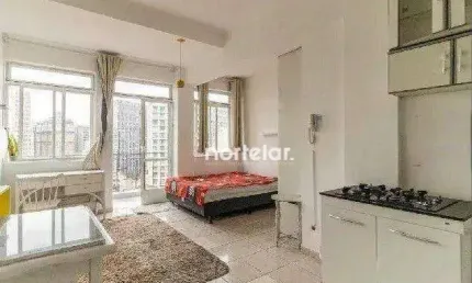 Studio com 1 quarto à venda, 42 m² - centro - são paulo/sp