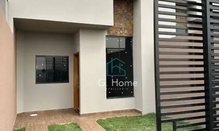 Casa com 3 dormitórios à venda, 79 m² por r$ 370.000,00 - jardim moema - londrina/pr