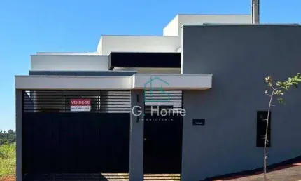 Linda casa nova com 3 dormitórios à venda, 85 m² por r$ 355.000 - gleba esperança - londrina/paraná