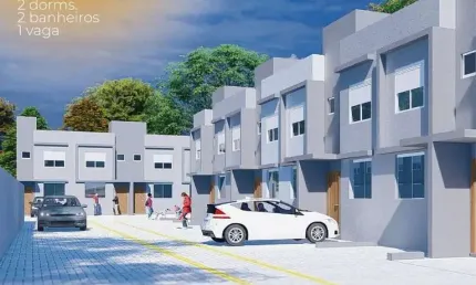 Casa com 2 quartos à venda na Rua Miguel Ascolese, 125, Vila Nova, Porto Alegre