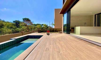 Casa sobrado alto padrão, com 380m², 4 quartos/suítes, à venda no Condomínio Alphaville 3 em Ribeirão Preto/SP I Imobiliária Brioni imóveis