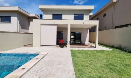 Sobrado com 236m², 3 quartos/suíte, à venda em condomínio vila formosa, vila do golfe  em ribeirão preto/sp i brioni imóveis
