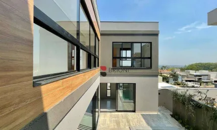 Sobrado alto padrão, com 307m², 4 quartos/suítes, à venda no condomínio terras de siena em ribeirão preto/sp i imobiliária brioni imóveis