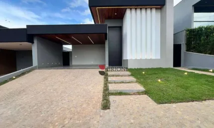 Casa à venda com 208m², 3 quartos/suítes em condomínio quinta dos ventos em ribeirão preto i imobiliária brioni imóveis