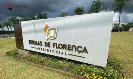 Terreno  alto padrão com 352 m² à venda no condomínio terras de florença em ribeirão preto/sp i imobiliária brioni imóveis