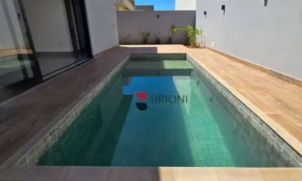 Casa térrea alto padrão com 182m², 3 suíte, condomínio quinta dos ventos à venda, em ribeirão preto/sp i imobiliária em ribeirão preto brioni imóveis