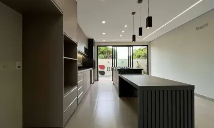 Casa térrea alto padrão com 162 m², 3 quartos (3 suítes)à venda no Condomínio San Marco em Ribeirão Preto/SP I Imobiliária Brioni imóveis