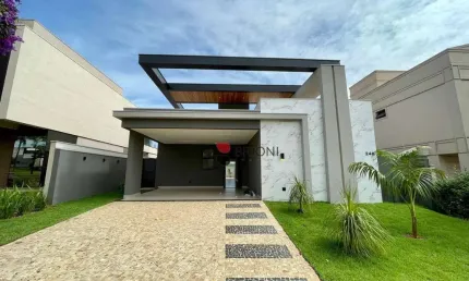 Casa térrea alto padrão no condomínio alphaville 1 250m² 3 quartos/suíte à venda, em ribeirão preto/sp i imobiliária em ribeirão preto ibrioni imóveis