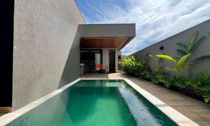 Casa térrea alto padrão com 249m², 3 quartos/suítes à venda no Condomínio Terras de Siena em Ribeirão Preto/SP I Imobiliária Brioni imóveis