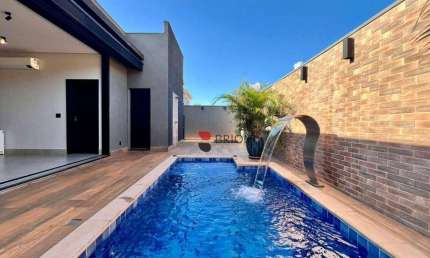Casa sobrado alto padrão com 243 m², 03 quartos à venda no Condomínio Alto do Castelo em Ribeirão Preto/SP I Imobiliária Brioni imóveis
