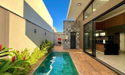 Casa térrea à venda com 194m², 3 quartos/suítes em Condomínio Quinta dos Ventos em Ribeirão Preto I Imobiliária Brioni imóveis