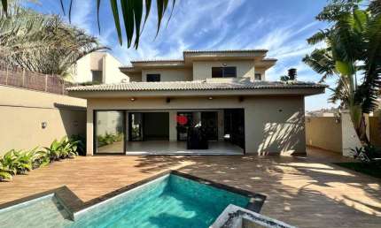 Casa sobrado alto padrão com 400m², 5 quartos/suítes, à venda no Condomínio Arara Verde em Ribeirão Preto/SP I Imobiliária Brioni imóveis