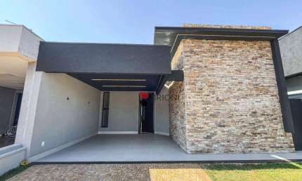 Casa térrea alto padrão, 173m², 3 quartos (suítes) no Condomínio Vivendas da Mata, à venda em Ribeirão Preto/SP I Brioni imóveis