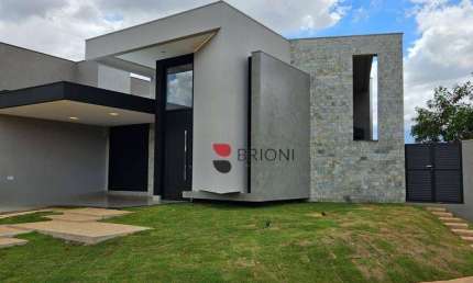 Casa térrea alto padrão, 162m², 3 quartos (suítes) no Condomínio Vivendas da Mata, à venda em Ribeirão Preto/SP I Brioni imóveis
