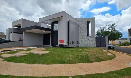 Casa térrea alto padrão, 162m², 3 quartos (suítes) no Condomínio Vivendas da Mata, à venda em Ribeirão Preto/SP I Brioni imóveis