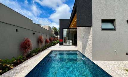 Casa térrea alto padrão com 265 m², 4 quartos suítes à venda no Condomínio Alphaville em Ribeirão Preto/SP I Imobiliária Brioni imóveis