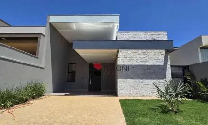 Casa térrea alto padrão com 150m², 3 quartos/suítes à venda no condomínio san marco em ribeirão preto/sp i imobiliária brioni imóveis