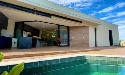 Casa alto padrão com 254m², 4 quartos/suítes à venda no Condomínio Alphaville 3 em Ribeirão Preto/SP I Imobiliária Brioni imóveis