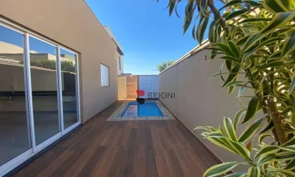 Casa  térrea alto padrão com 176 m², 3 quartos (3 suites) à venda no Condomínio Pitangueiras em Ribeirão Preto/SP I Imobiliária Brioni imóveis