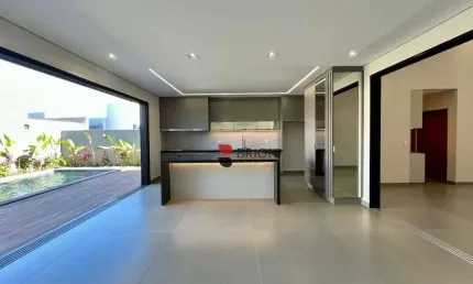 Casa térrea alto padrão, com 281m², 4 quartos/suítes, à venda no Condomínio Terras de Siena em Ribeirão Preto/SP I Imobiliária Brioni imóveis