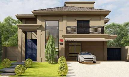 Casa sobrado alto padrão com 335m², 4 quartos à venda no Condomínio Alphaville 1 em Ribeirão Preto/SP I Imobiliária Brioni imóveis