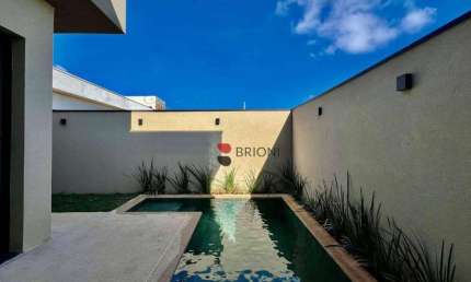Casa térrea com 165m², 3 quartos/suítes à venda em condomínio Quinta da Mata, em Ribeirão Preto/SP I Imobiliária I Brioni imóveis
