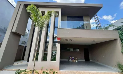 Casa sobrado alto padrão, 270m², 3 quartos a venda no condomínio terras de florença em ribeirão preto