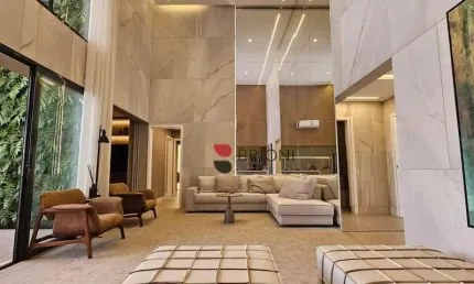 Apartamento alto padrão com 156m², 2 quartos/suítes à venda no Edifício Hype Residence em Ribeirão Preto/SP I Imobiliária Brioni imóveis