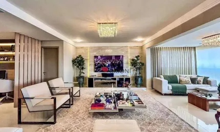 Apartamento alto padrão, com 200m², 3 quartos/suíte, à venda no Edifício Place Vendome em Ribeirão Preto/SP I Imobiliária Brioni imóveis
