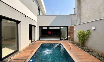 Sobrado com 5 dormitórios, 280 m², para venda e locação no Vivendas da Mata em Ribeirão Preto/SP I Imobiliária Brioni imóveis