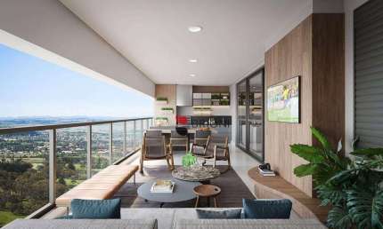 Apartamento de Alto padrão a venda com 227 m², possui 4 suítes no condomínio Cidade de Zurique em Ribeirão Preto I Imobiliária Brioni Imóveis