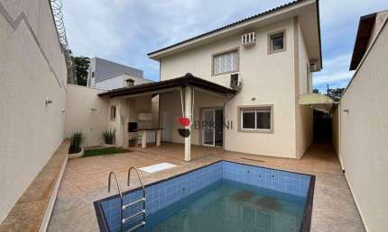 Casa com 3 quartos para alugar, 233 m² por R$ 7.161/mês - Nova Aliança - Ribeirão Preto/SP