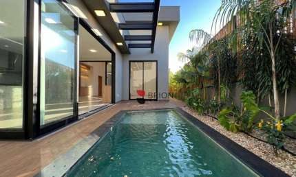 Casa térrea alto padrão com 240m², 4 suítes, no Condomínio Quinta dos Ventos, em Ribeirão Preto/SP I Imobiliária Brioni imóveis