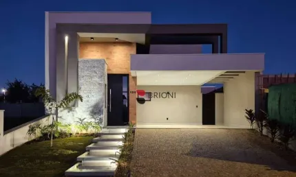 Casa com 3 dormitórios/suítes, 150 m², para venda ou locação no condomínio vivendas da mata em ribeirão preto/sp i imobiliária brioni imóveis