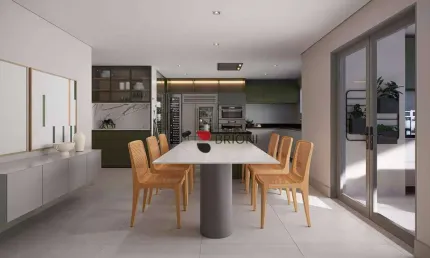 Apartamento de alto padrão a venda com 367 m2, 4 suítes no condomínio cidade de seattle em ribeirão preto i imobiliária brioni imóveis