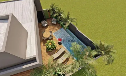 Casa térrea alto padrão com 280 m², 3 quartos à venda no condomínio san marco em ribeirão preto/sp i imobiliária brioni imóveis