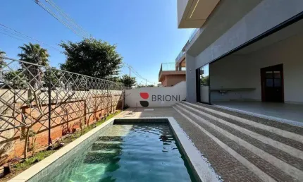 Casa com 5 dormitórios à venda, 341 m² por, na vila do golf em ribeirão preto/sp i imobiliária brioni imóveis