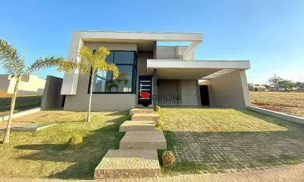 Casa térrea com 3 dormitórios/suítes, 186m², quinta dos ventos em ribeirão preto/sp i imobiliária brioni imóveis