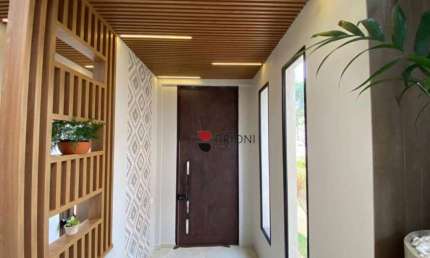 Sobrado alto padrão com 326m², 3 quartos/suíte, à venda no condomínio Alphaville em Ribeirão Preto I Imobiliária Brioni Imóveis