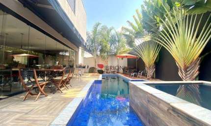 Sobrado alto padrão, com 420m², 4 quartos, à venda no Condomínio Alphaville em Ribeirão Preto/SP I Imobiliária Brioni imóveis
