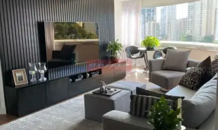 Brooklin Vende-se ou Aluga Apto com requinte 116 m2.,  2 suítes, closet, varanda 3 vagas